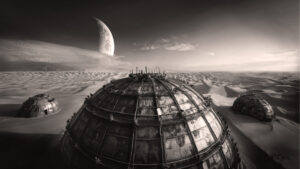 The domes that began as emergency shelters were developed into thriving communities.