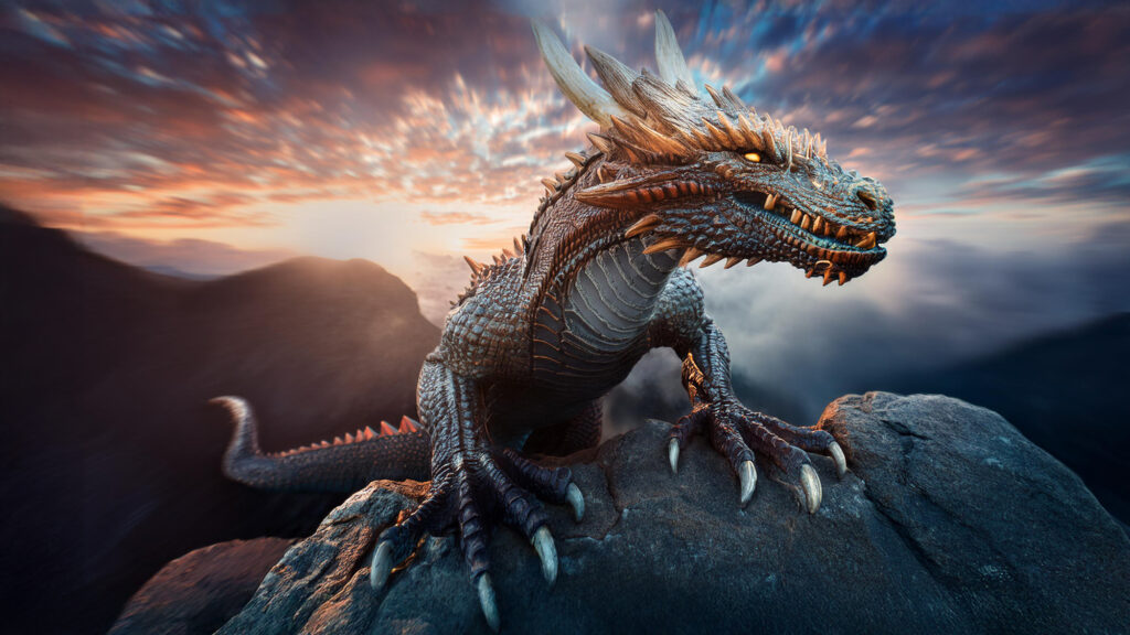 Young Dragon (Age 6–100): This adolescent phase brings rapid size expansion. They establish their first independent lairs and aggressively start hoarding wealth.