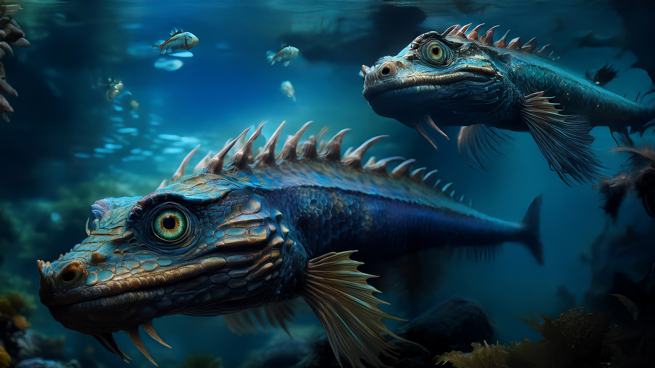 Pair of Dreamland Ocean Dragon fish 09