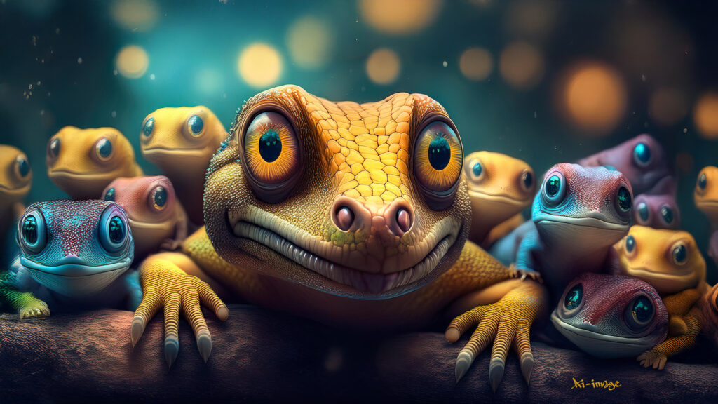 Dreamland proto-dragons, small, cleaver creatures before the arrival.